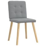 Casa si Gradina - Mobilier - Scaune si fotolii - Scaune - Scaune de bucatarie pivotante, 4 buc., gri deschis, textil - Infinity.ro