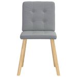 Casa si Gradina - Mobilier - Scaune si fotolii - Scaune - Scaune de bucatarie pivotante, 4 buc., gri deschis, textil - Infinity.ro