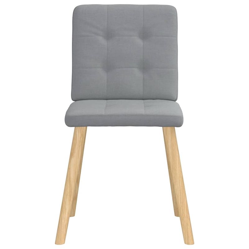 Casa si Gradina - Mobilier - Scaune si fotolii - Scaune - Scaune de bucatarie pivotante, 4 buc., gri deschis, textil - Infinity.ro