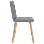 Casa si Gradina - Mobilier - Scaune si fotolii - Scaune - Scaune de bucatarie pivotante, 4 buc., gri deschis, textil - Infinity.ro