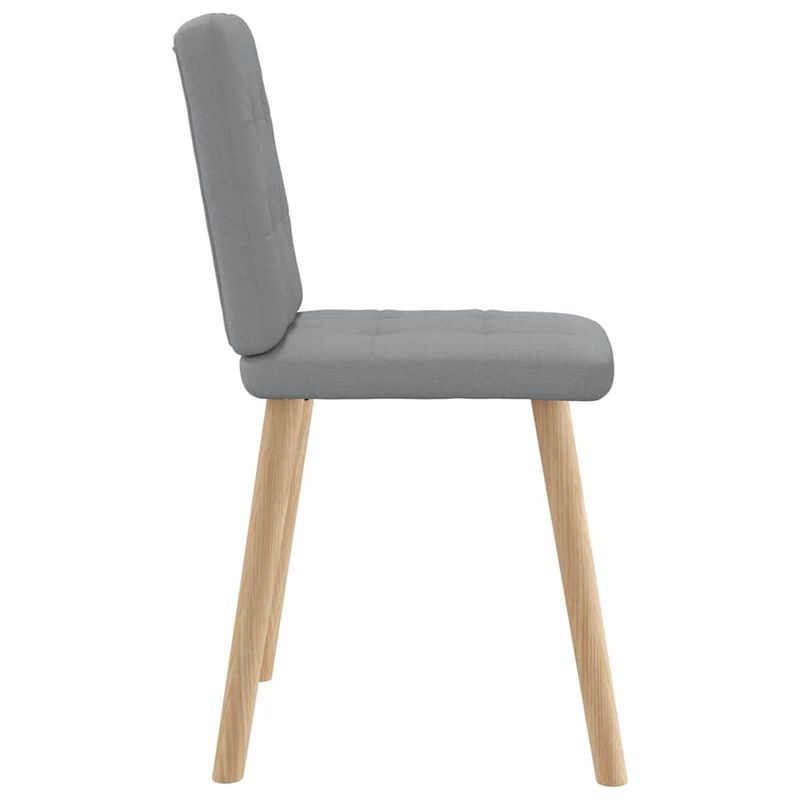 Casa si Gradina - Mobilier - Scaune si fotolii - Scaune - Scaune de bucatarie pivotante, 4 buc., gri deschis, textil - Infinity.ro