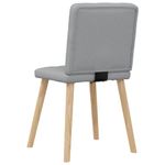 Casa si Gradina - Mobilier - Scaune si fotolii - Scaune - Scaune de bucatarie pivotante, 4 buc., gri deschis, textil - Infinity.ro