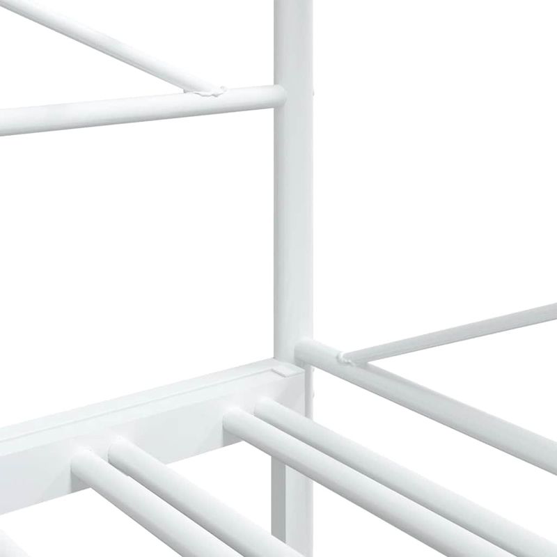 Casa si Gradina - Mobilier - Paturi si accesorii - Paturi - Pat de zi cu saia fara saltea Alb 107x203 cm Otel - Infinity.ro
