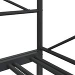 Casa si Gradina - Mobilier - Paturi si accesorii - Paturi - Pat de zi cu caut fara saltea Negru 80x200 cm Otel - Infinity.ro