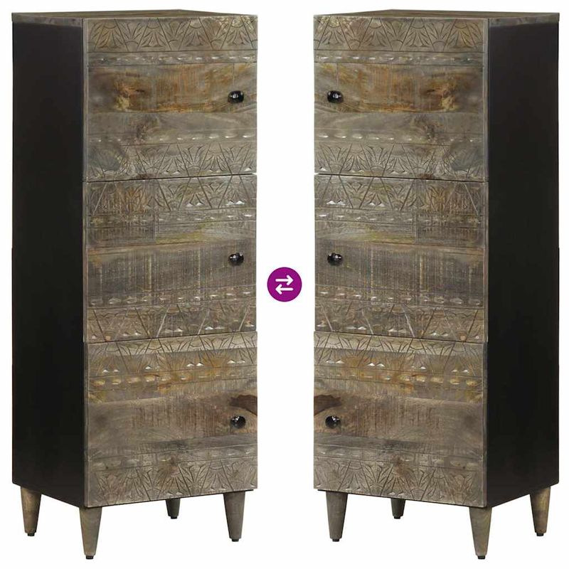 Casa si Gradina - Mobilier - Comode si corpuri - Corpuri bucatarie - Dulap inalt, 40x33x110 cm, lemn masiv de mango - Infinity.ro