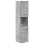 Casa si Gradina - Mobilier - Seturi de mobilier - Seturi baie - Set mobilier de baie, 5 piese, gri beton, lemn prelucrat - Infinity.ro