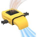 Auto si Moto - Piese auto si accesorii - Caroserie - Grile de ventilatie si accesorii - Ventilator universal pentru scaunul masinii, portabil, din ABS, cu 3 viteze, 19x3.5x3.5 cm, galben - Infinity.ro