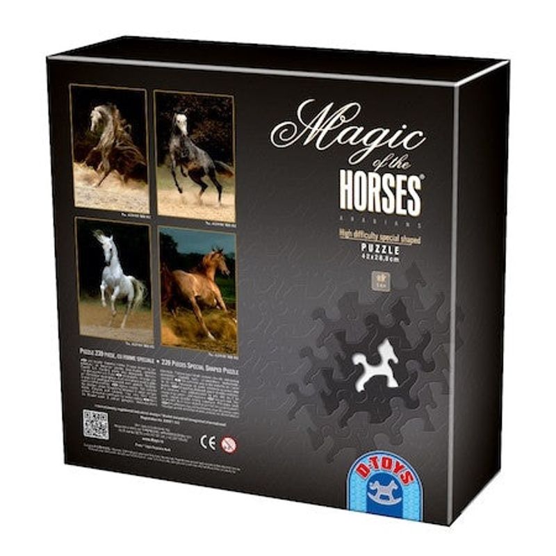 Jucarii, Copii si Bebe - Jucarii si jocuri - Jocuri si puzzle - Puzzle - Puzzle D-toys - Cai Arabians MH02, 239 piese, copii 14 ani+ - Infinity.ro