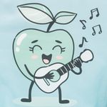 Casa si Gradina - Mobilier - Mobilier copii - Mobilier camera copiilor - Fotoliu din burete pentru copii, New Baby, mere, verde - Infinity.ro