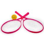 Sport si Outdoor - Sporturi cu paleta - Tenis - Rachete si mingi de tenis - Set rachete de tenis pentru copii 5 ani+, cu minge, plastic, roz - Infinity.ro