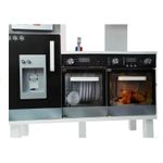 Jucarii, Copii si Bebe - Jucarii si jocuri - Jucarii de rol - Bucatarii copii - Bucatarie pentru copii, din lemn, utilata cu electrocasnice incorporabile, alb - Infinity.ro