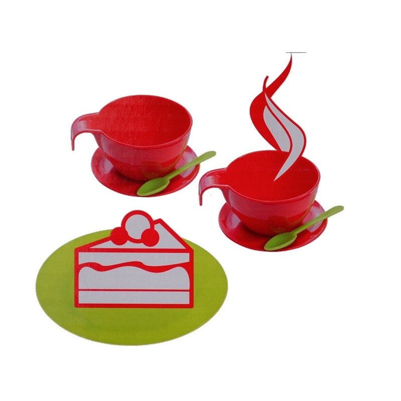 Jucarii, Copii si Bebe - Jucarii si jocuri - Jucarii de rol - Bucatarii copii - Bucatarie pentru copii Mochtoys, cu 28 piese, rosu - Infinity.ro