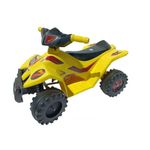 Jucarii, Copii si Bebe - Jucarii si jocuri - Jucarii de exterior - Masinute si vehicule pentru copii - Quad ATV electric pentru copii 3 ani+, Ride On, 35W putere, galben cu negru - Infinity.ro