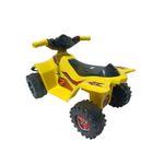 Jucarii, Copii si Bebe - Jucarii si jocuri - Jucarii de exterior - Masinute si vehicule pentru copii - Quad ATV electric pentru copii 3 ani+, Ride On, 35W putere, galben cu negru - Infinity.ro