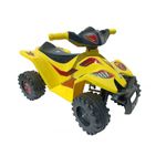 Jucarii, Copii si Bebe - Jucarii si jocuri - Jucarii de exterior - Masinute si vehicule pentru copii - Quad ATV electric pentru copii 3 ani+, Ride On, 35W putere, galben cu negru - Infinity.ro