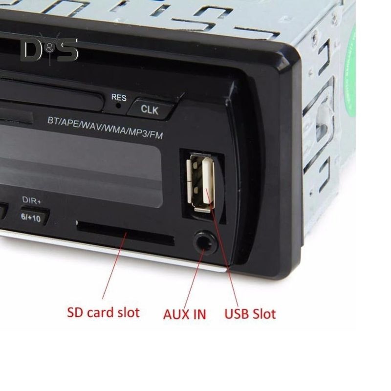 TV, Audio-Video si Foto - Portabile audio - Media Playere - Mp3 Player Auto, 4x60W cu Bluetooth, Telefon, Radio, MP3, AUX, Slot Card MicroSD, Telecomanda, Negru - Infinity.ro