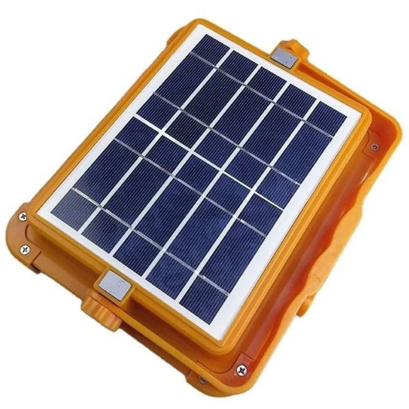 Casa si Gradina - Corpuri si surse de iluminat - Iluminat comercial si industrial - Proiectoare si lampi de lucru - Proiector led cu panou solar 100 W 16 CASETE D9 - Infinity.ro