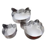 Casa si Gradina - Bucatarie si vesela - Vase pentru gatit - Tavi copt - Set de 3 piese pentru copt blaturi de tort in forma de Hello Kitty - Infinity.ro