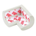 Casa si Gradina - Mobilier - Mobilier copii - Sisteme de siguranta - Protectii de Colt din Spuma pentru Mobila - Set de 4 Bucati, Alb - Infinity.ro