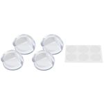 Casa si Gradina - Mobilier - Mobilier copii - Sisteme de siguranta - Protectii de Colt din Silicon Transparent pentru Mobila, set 4 bucati - Infinity.ro