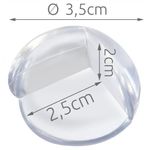 Casa si Gradina - Mobilier - Mobilier copii - Sisteme de siguranta - Protectii de Colt din Silicon Transparent pentru Mobila, set 4 bucati - Infinity.ro