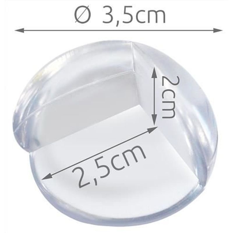 Casa si Gradina - Mobilier - Mobilier copii - Sisteme de siguranta - Protectii de Colt din Silicon Transparent pentru Mobila, set 4 bucati - Infinity.ro