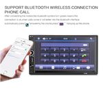 Auto si Moto - Electronice auto - Accesorii electronice auto - Sistem Media Auto MP5 cu Ecran Touch HD de 7", 7018B, Bluetooth, Telecomanda, Negru - Infinity.ro