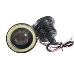 Auto si Moto - Piese auto si accesorii - Caroserie - Faruri, stopuri si proiectoare - Set 2 proiectoare LED cu lupa si Angel Eyes, diametru 64mm, 6500K, 3200LM - Infinity.ro
