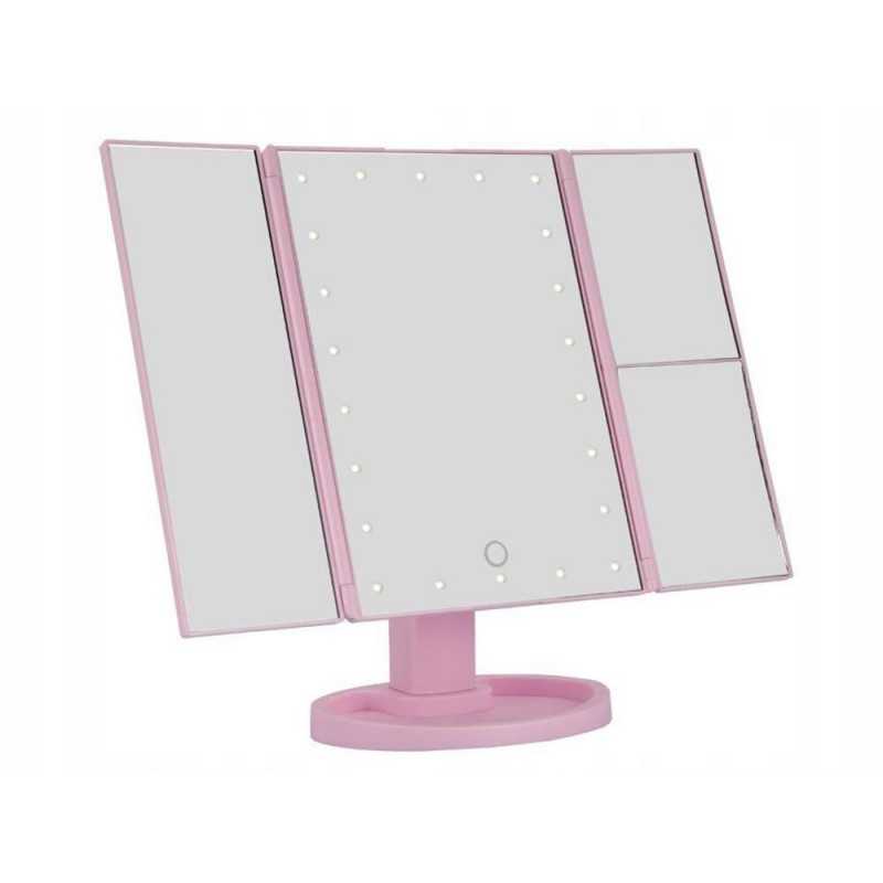 Ingrijire personala si Cosmetice - Machiaj - Oglinzi cosmetice - Oglinda Cosmetica LED Extensibila cu Buton Tactil - Infinity.ro