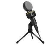 TV, Audio-Video si Foto - Audio profesionale - Microfoane profesionale - Microfon cu condensator de inregistrare, cu trepied, Negru, Negru - Infinity.ro