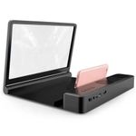Laptop, Telefoane si Tablete - Telefoane mobile si accesorii - Accesorii Telefoane - Alte accesorii telefoane - Amplificator de imagine pentru smartphone, HD, cu difuzor bluetooth, de 10 inch, Negru - Infinity.ro