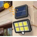 Casa si Gradina - Corpuri si surse de iluminat - Iluminat comercial si industrial - Proiectoare si lampi de lucru - Proiector SOLAR 10W 6 CASETTE COB SL-F120 Senzor de lumina si miscare - Infinity.ro