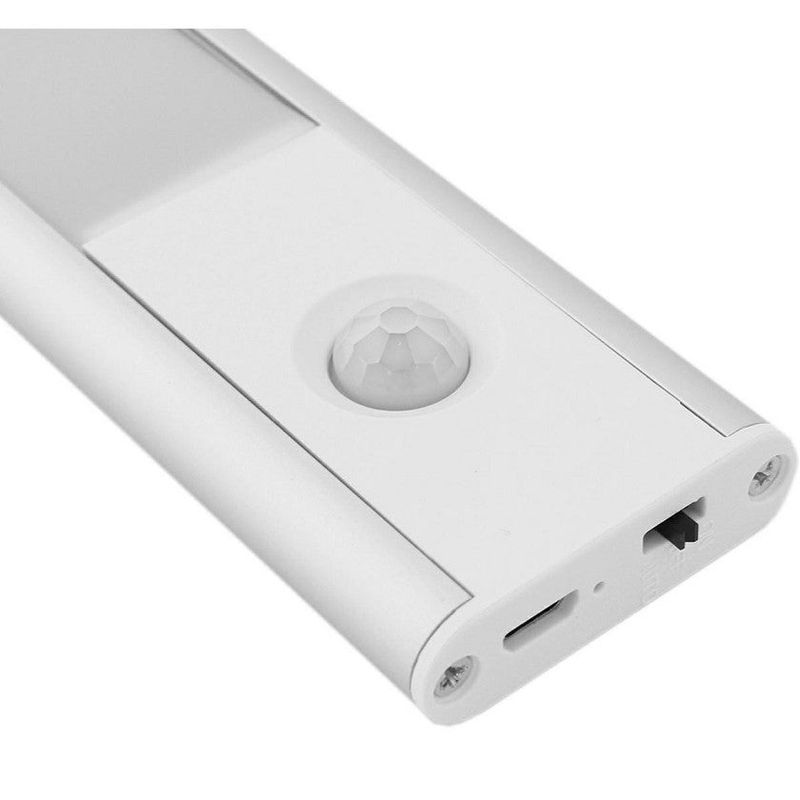 Casa si Gradina - Corpuri si surse de iluminat - Veioze si lampi - Veioze - Corp de iluminat LED cu senzor de miscare, 13 LED-uri, Lungime 30 cm, 30 x 4.2 cm - Infinity.ro