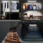 Casa si Gradina - Corpuri si surse de iluminat - Veioze si lampi - Veioze - Corp de iluminat LED cu senzor de miscare, 13 LED-uri, Lungime 30 cm, 30 x 4.2 cm - Infinity.ro