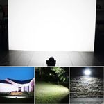 Casa si Gradina - Corpuri si surse de iluminat - Iluminat comercial si industrial - Proiectoare si lampi de lucru - Proiector solar cu halogen 60 LED, Putere 120 W, Senzor de lumina si miscare, Negru - Infinity.ro