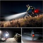 Sport si Outdoor - Ciclism - Accesorii pentru biciclete - Lumini biciclete - Set Lumini Bicicleta, Far si Stop LED, Acumulator Reincarcabil USB - Infinity.ro
