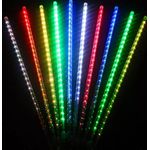 Casa si Gradina - Corpuri si surse de iluminat - Iluminat exterior - Instalatii luminoase exterior - Set cu 3 Instalatii Luminoase Craciun cu 8 Meteori, 4m Lungime Instalatie, 50 cm Lungime Meteor, Lumina Alba Calda - Infinity.ro