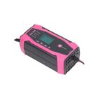 Auto si Moto - Reparatii si depanare - Redresoare - Redresor auto, 12V, 10A, 24V, 5A, cu control inteligent, ecran LCD, negru-roz - Infinity.ro