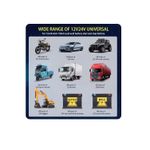 Auto si Moto - Reparatii si depanare - Redresoare - Redresor auto, 12V, 10A, 24V, 5A, cu control inteligent, ecran LCD, negru-roz - Infinity.ro