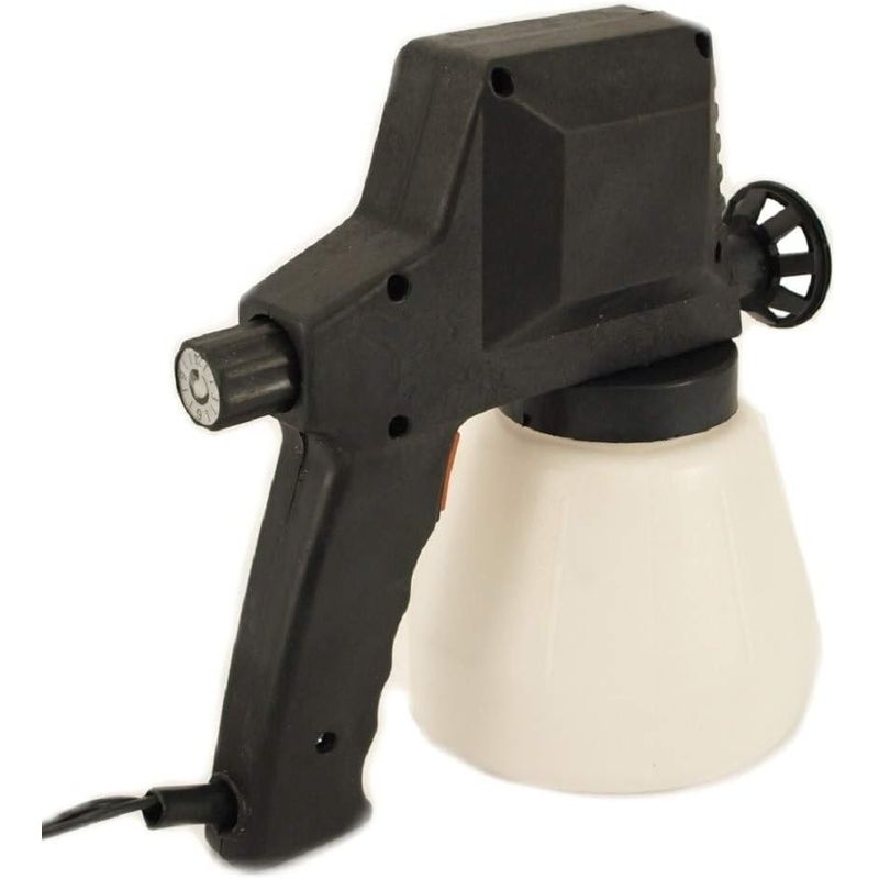 Casa si Gradina - Constructii - Vopsea si tencuieli - Pistoale si sisteme de vopsit si tencuit - Pistol de vopsit electric, putere 45W, capacitate 600ml, negru-alb - Infinity.ro