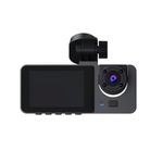 Auto si Moto - Electronice auto - Camere auto si DVR - Camera auto DVR tripla, Full-HD, Ecran IPS 2.35", 170°, WDR, Senzor Miscare, G-senzor, Negru - Infinity.ro