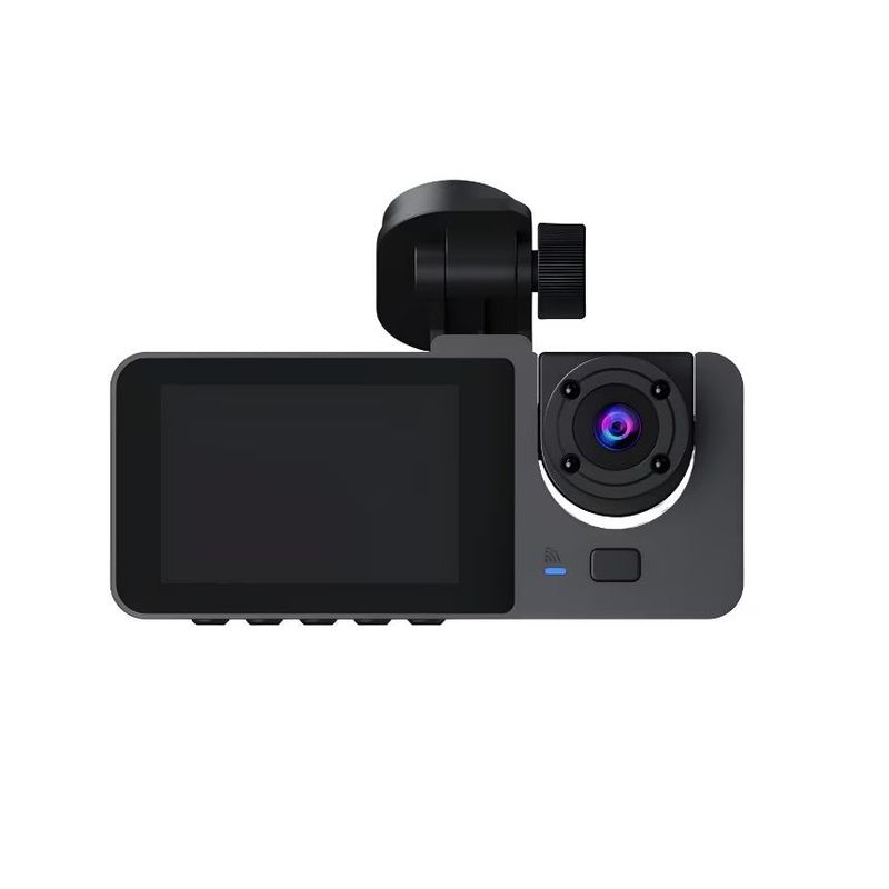Auto si Moto - Electronice auto - Camere auto si DVR - Camera auto DVR tripla, Full-HD, Ecran IPS 2.35", 170°, WDR, Senzor Miscare, G-senzor, Negru - Infinity.ro