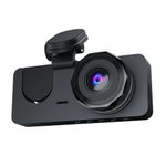 Auto si Moto - Electronice auto - Camere auto si DVR - Camera auto DVR tripla, Full-HD, Ecran IPS 2.35", 170°, WDR, Senzor Miscare, G-senzor, Negru - Infinity.ro