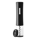 Casa si Gradina - Bucatarie si vesela - Accesorii bar - Tirbusoane si dopuri - Tirbuson electric pentru sticle de vin cu dispozitiv inlaturare sigiliu, Rosu/Negru, Black - Infinity.ro