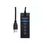 PC, gaming si accesorii - Retelistica - Hub-uri - Hub USB cu 4 proturi USB 3.0, ultra slim, incarcare sau transfer de date, 5Gbps, negru - Infinity.ro