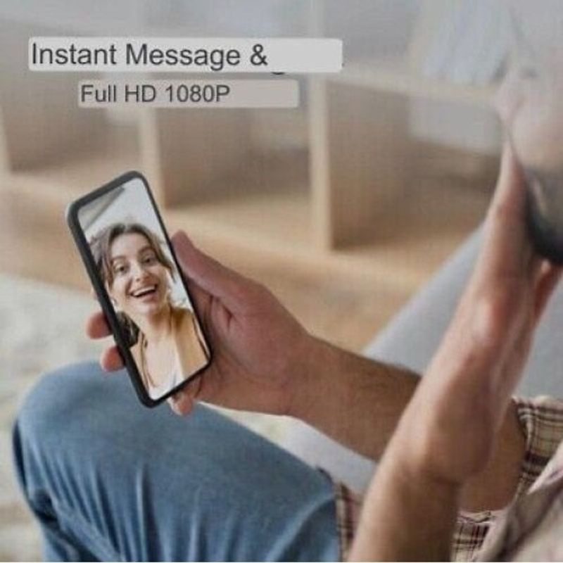 Casa si Gradina - Electrice - Accesorii electrice - Sonerii electrice - Sonerie cu video smart wireless, 2.4 Ghz, 5000 mAh, conectare la smartphone, Alb - Infinity.ro