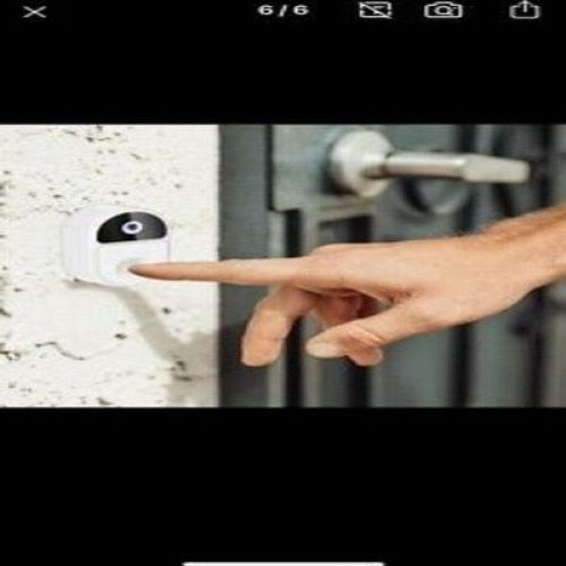 Casa si Gradina - Electrice - Accesorii electrice - Sonerii electrice - Sonerie cu video smart wireless, 2.4 Ghz, 5000 mAh, conectare la smartphone, Alb - Infinity.ro