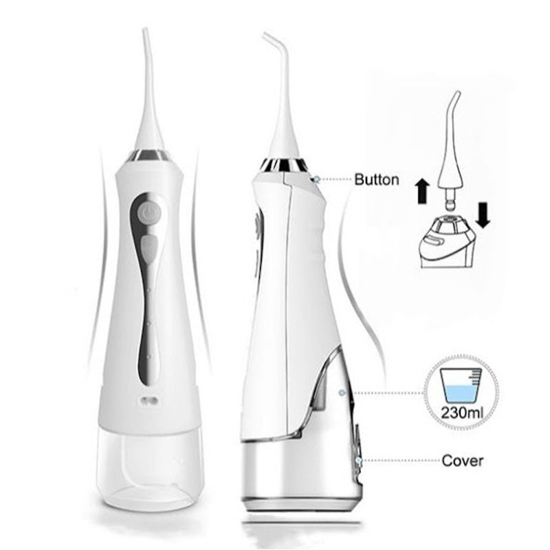 Ingrijire personala si Cosmetice - Igiena dentara - Irigatoare bucale - Irigator oral profesional pentru dus bucal, 3 moduri de curatare, Capacitate 230 ml, Calitate Premium - Infinity.ro