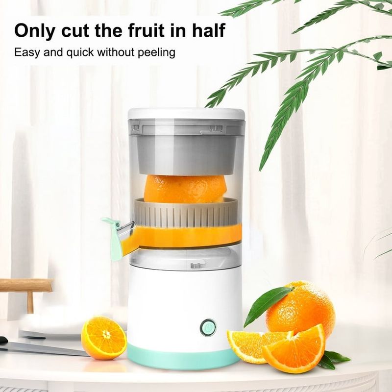 Electronice si Electrocasnice - Electrocasnice bucatarie - Preparare bauturi - Storcatoare de fructe - Mini storcator electric de fructe, putere 45W, portabil, reincarcabil USB - Infinity.ro