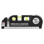 Casa si Gradina - Constructii - Scule de mana si unelte - Unelte de masurat - Nivela-boloboc cu laser de 6m, ruleta de 250cm si rigla, negru - Infinity.ro